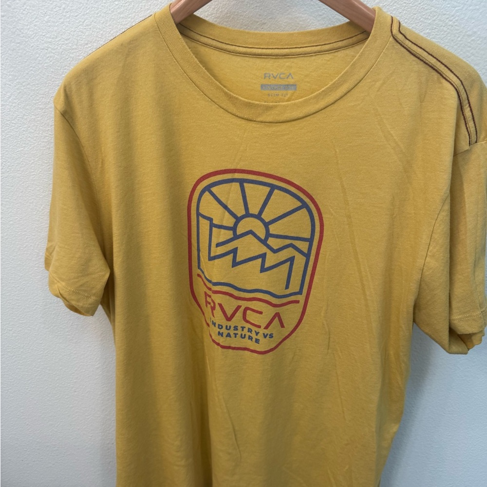 RVCA Mustard Slim Fit Tee